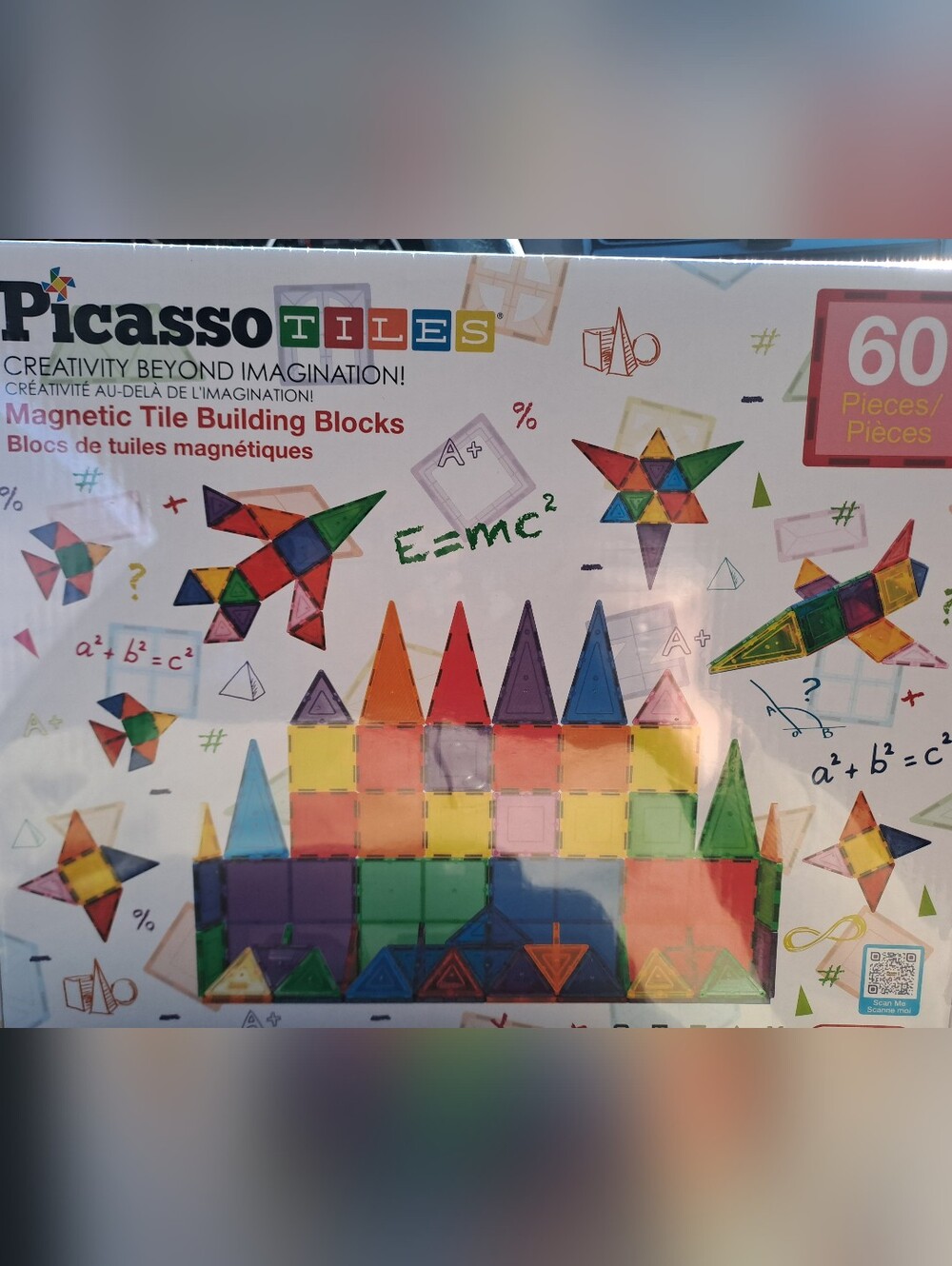 Picasso STEM Magnetic Tile Building Blocks  NWT Multicolor Set 60pc